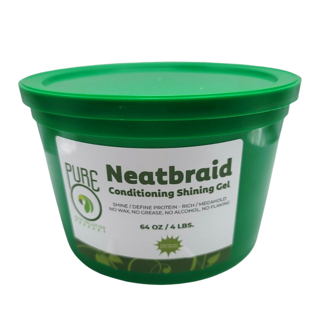 Pure O Neatbraid Conditioning Shining Gel 16 OZ - 6 Pack